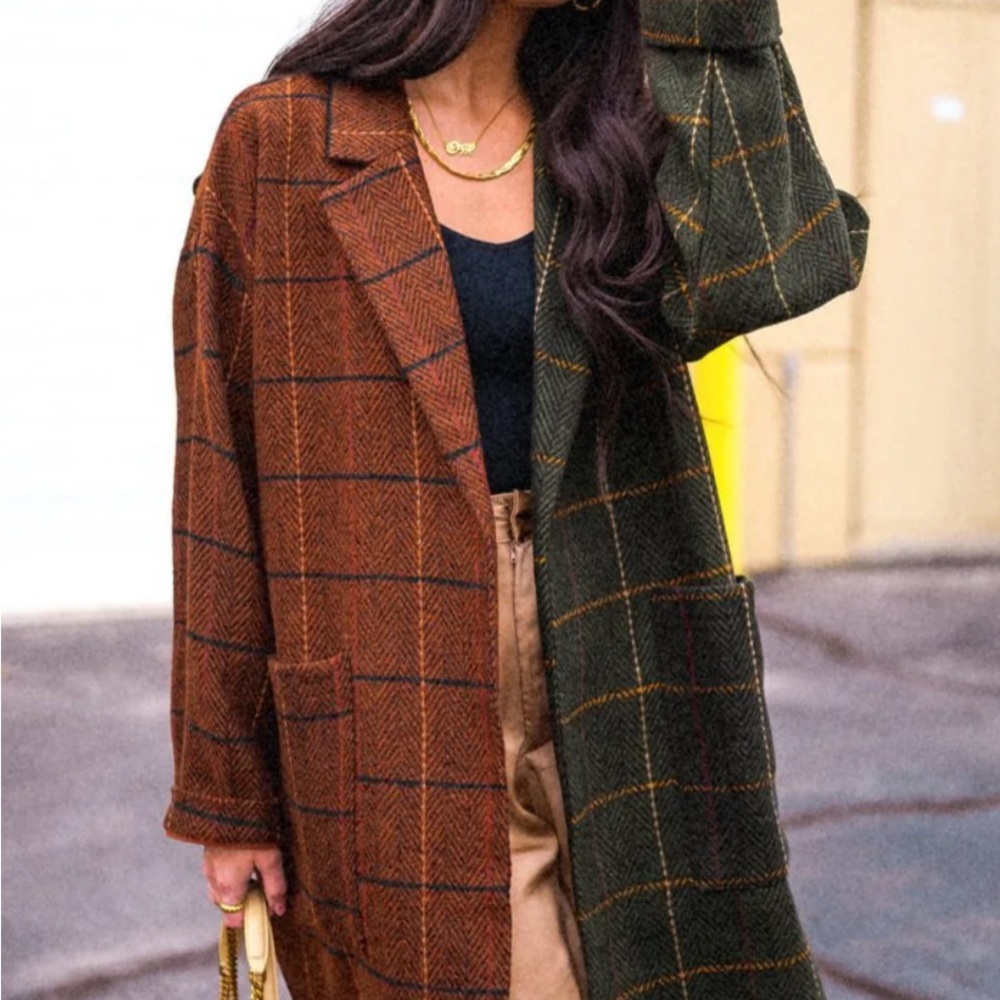Dressed in LALA Scorpio OG Half + Half Oversized Coat S/M
